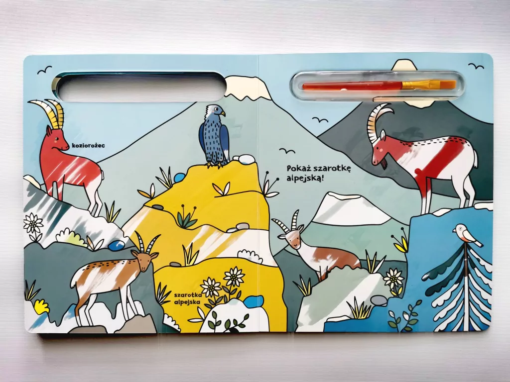 Zwierzęta w górach. Wodne przygody. Akademia Mądrego Dziecka - tantis.pl