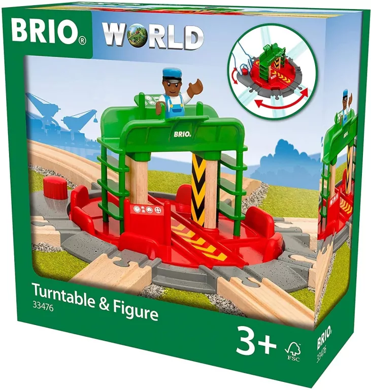 Brio Kolejka - Obrotnica z figurką. Zabawka. Ravensburger - tantis.pl