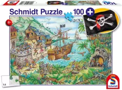 Puzzle 100 Zatoka piratów + flaga G3