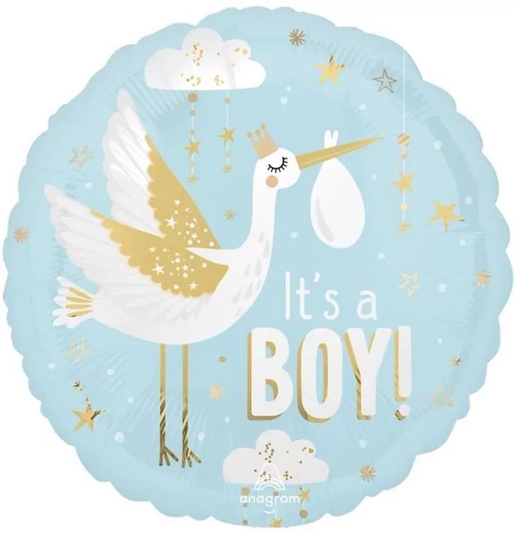 Balon foliowy Special delivery Baby Boy 46cm - tantis.pl