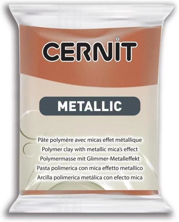 Modelina metaliczna brązowa 56g - tantis.pl