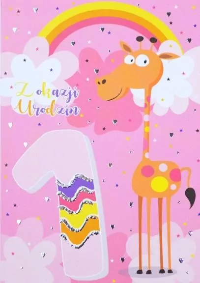 Kartka okolicznościowa: Urodziny Roczek - tantis.pl