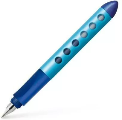 Pióro wieczne dla leworęcznych. Scribolino, niebieskie