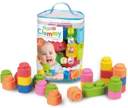 Clemmy Baby. Miękkie klocki dla dzieci. 48 elementów