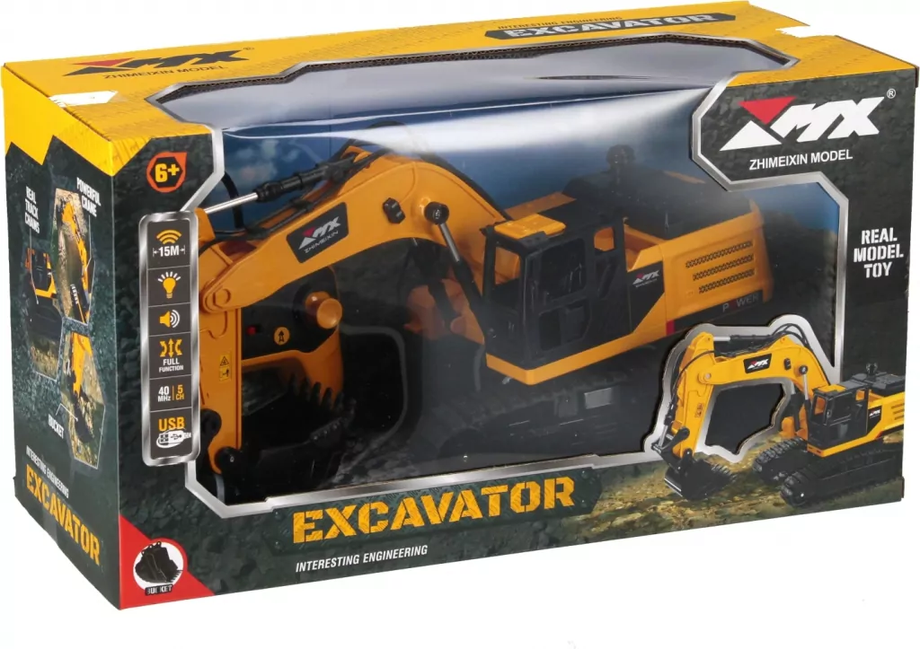 Maszyna budowlana Koparka zdalnie sterowana MEGA CREATIVE 542759 - tantis.pl