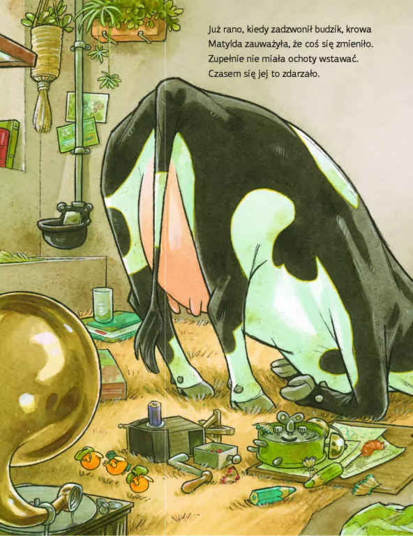 Krowa Matylda jest nie w humorze. Krowa Matylda - tantis.pl