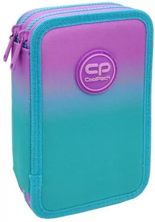 Piórnik 2-komorowy z wyposażeniem. Coolpack Jumper 2 gradient blueberry - tantis.pl