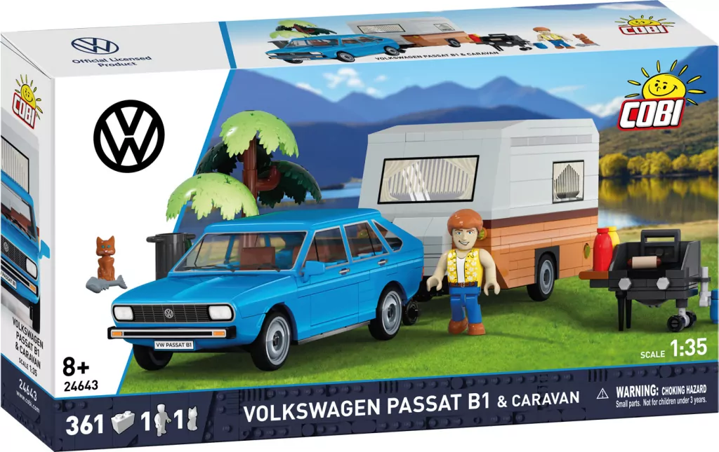 Volkswagen Passat B1 z przyczepą kempingową - tantis.pl