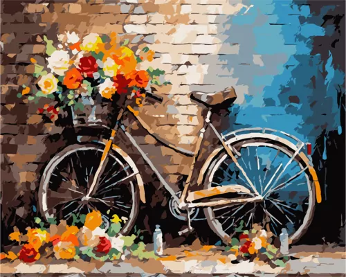 Malowanie po numerach 40x50 Rower