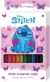 Kredki ołówkowe trójkątne Jumbo Stitch 12 kolorów - tantis.pl