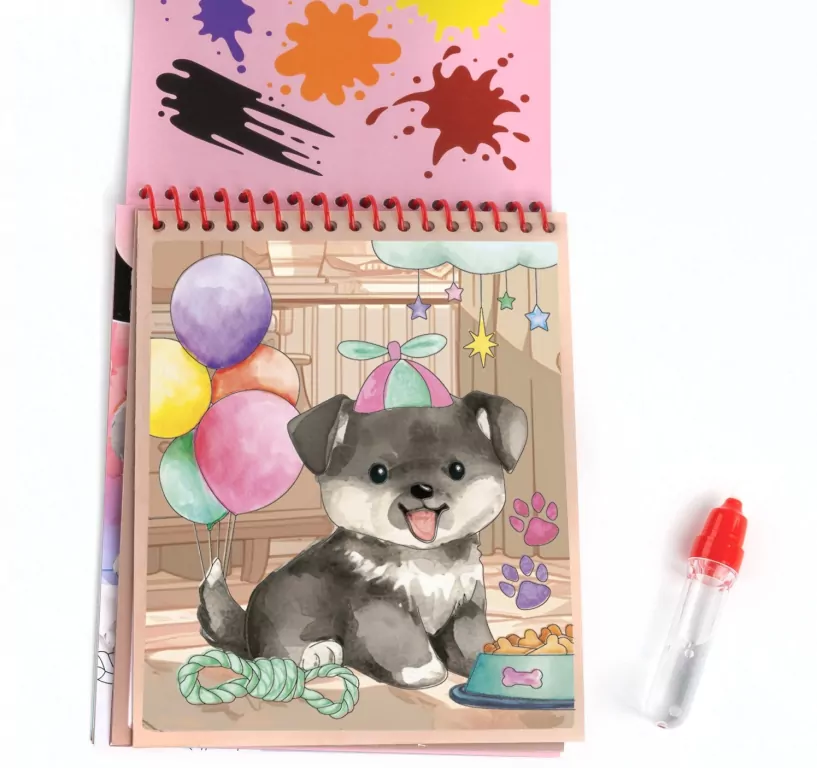 Kolorowanka magiczna wodna Pieski - tantis.pl