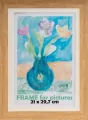 Ramka drewniana Paint czarna 25,5x34x5cm - tantis.pl