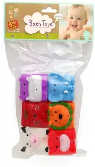 Askato. Miękkie kostki do kąpieli. Zwierzątka 113210 - tantis.pl