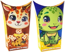 Pakiet: Żyrafa. Pocket Pets. Mini Waffle/Żółw. Pocket Pets. Mini Waffle