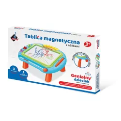 Tablica magnetyczna na nóżkach. Genialny dzieciak
