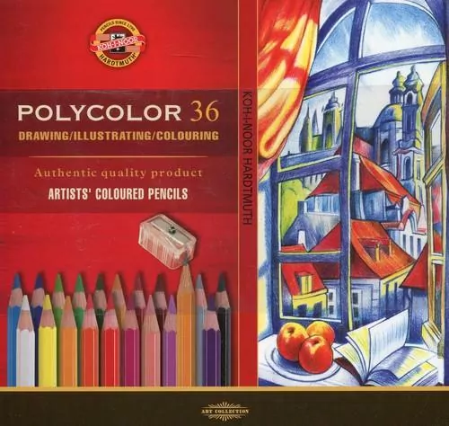 Kredki ołówkowe Polycolor. 36 kolorów - tantis.pl