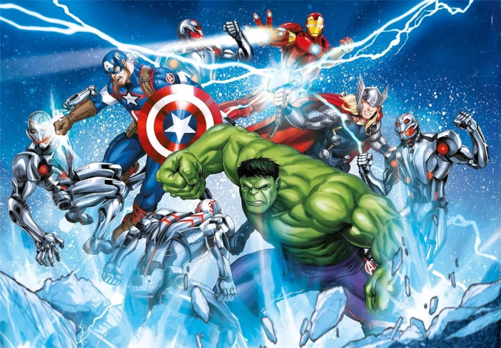 Puzzle 104. Super Kolor. Marvel Avengers. 25744 - tantis.pl