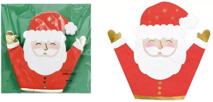 Serwetki Mikołaj 16x15cm - tantis.pl