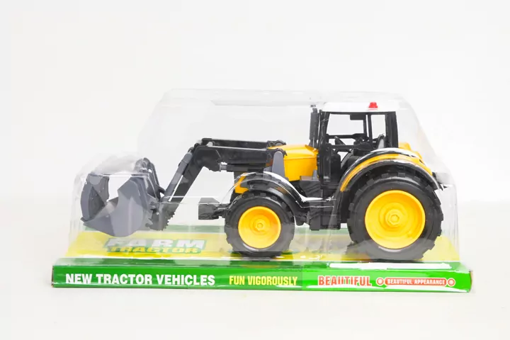 Traktor żółty z łyżką 666-216C 14374 - tantis.pl