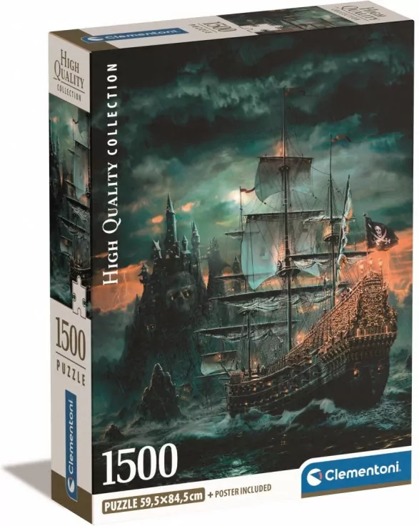 Puzzle 1500 Compact The Pirates Ship - tantis.pl