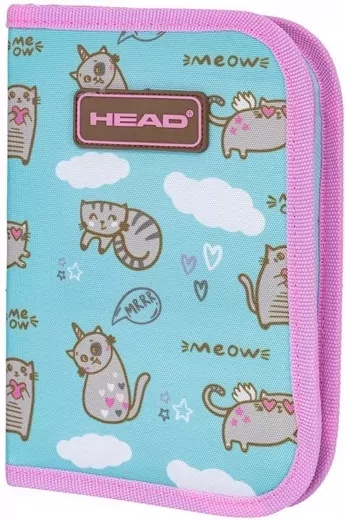 Piórnik pojedynczy bez wyposażenia. Head Meow - tantis.pl