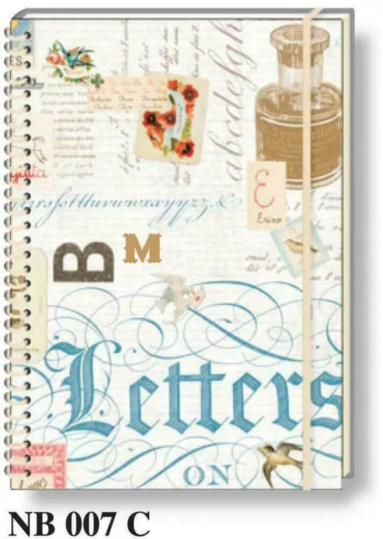 Notatnik ozdobny Listy A5 koło BR NB 007 C ROSSI - tantis.pl