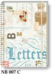 Notatnik ozdobny Listy A5 koło BR NB 007 C ROSSI