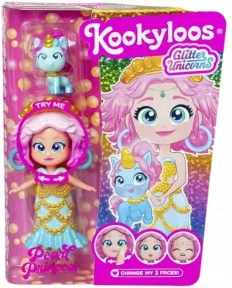 Kookyloos Glitter Unicorns Dolls - tantis.pl