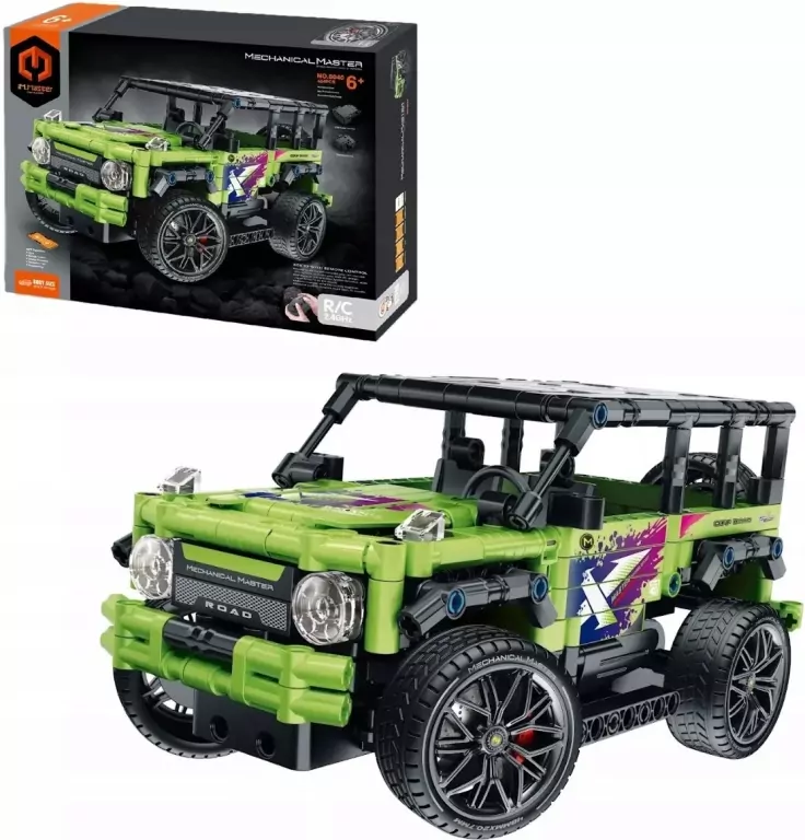 Klocki R/C Jeep lime 484el - tantis.pl