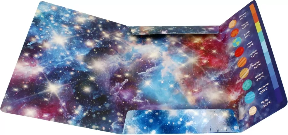 Teczka z gumką A4. Galaxy - tantis.pl