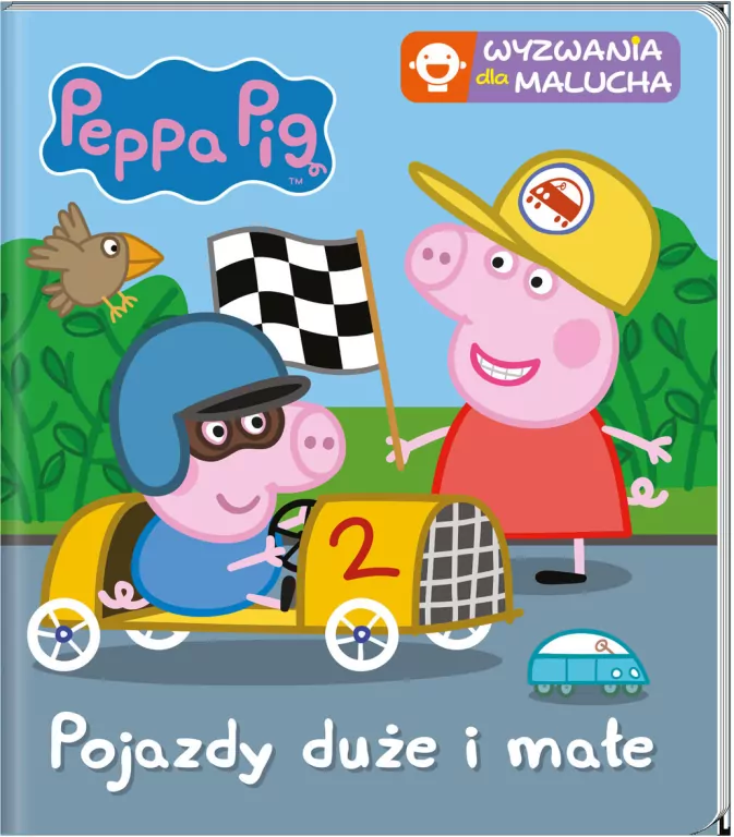 Peppa Pig. Pojazdy duże i małe. Wyzwania dla malucha cz. 8 - tantis.pl