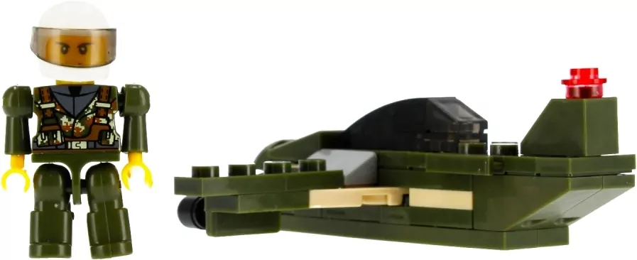 Klocki konstrukcyjne Alleblox Military Force 63-64 elementy, mix - tantis.pl