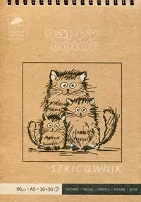 Happy Color. Szkicownik na spirali Młody Artysta A5, 60 ark - tantis.pl