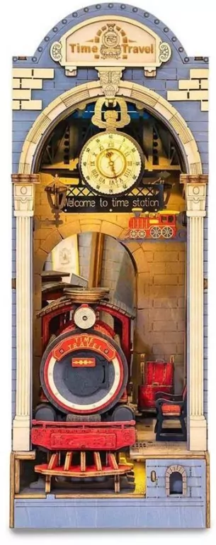 Puzzle Drewniane 3D. Podróż w czasie LED - tantis.pl