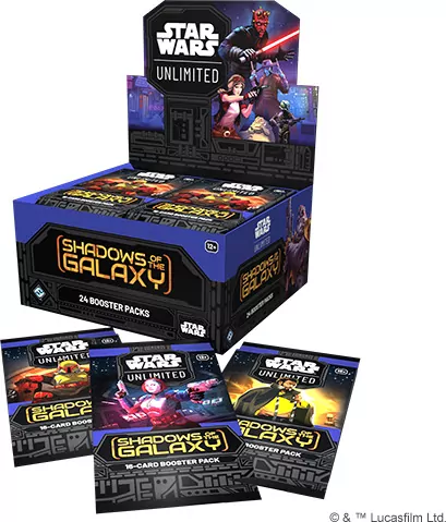 Star Wars: Unlimited - Shadows of the Galaxy - Booster Box - tantis.pl