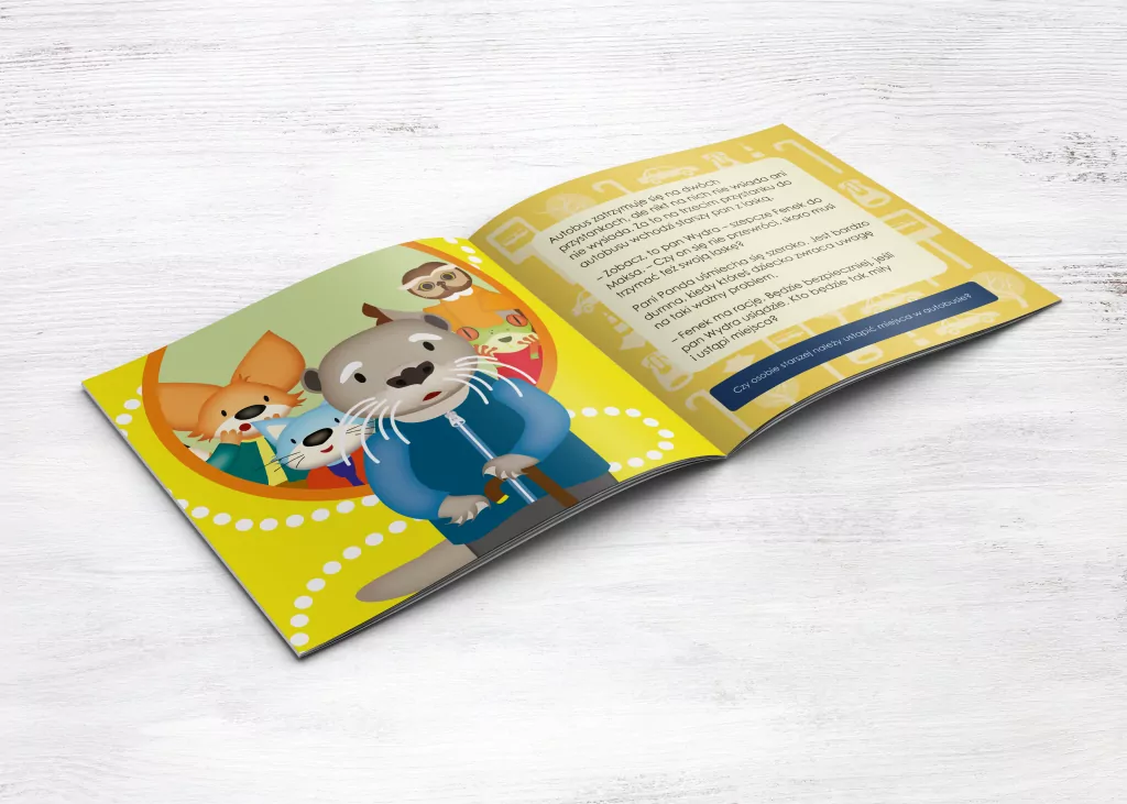 Zachowanie w autobusie. Dobre zachowanie II. Przygody Fenka - tantis.pl