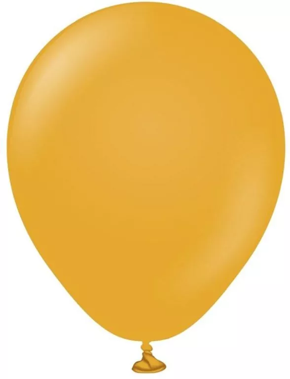 Balony Beauty&Charm pastelowe musztardowe 20szt - tantis.pl