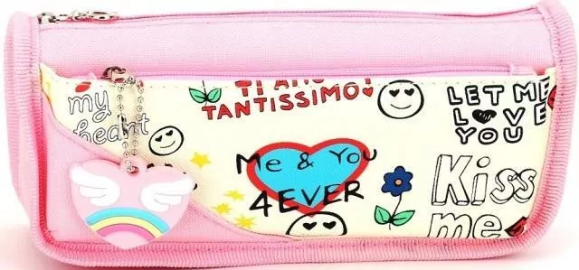 Piórnik tuba duża Napisy i emotikony - tantis.pl