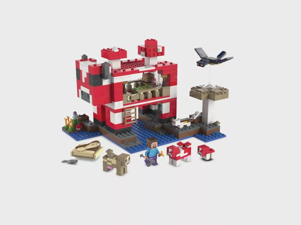 LEGO® Minecraft. Dom grzybowej krowy 21270 - tantis.pl