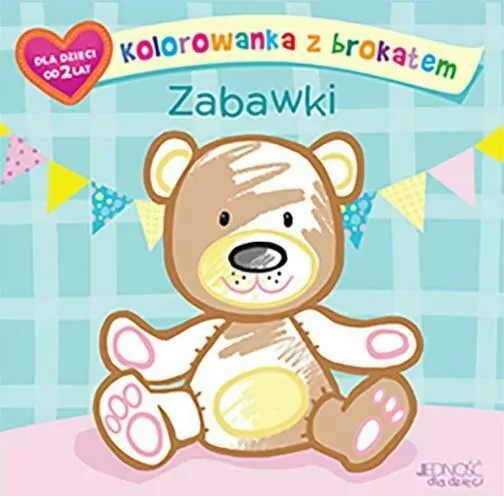Zabawki. Kolorowanka z brokatem - tantis.pl