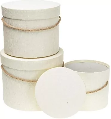 Pudełko Flower Box biały ROZETTE