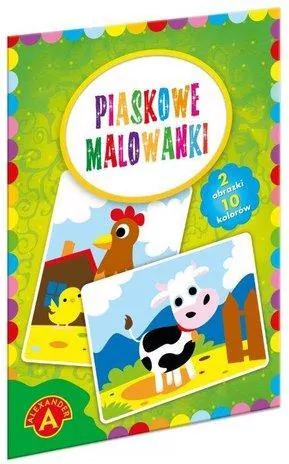 Piaskowe malowanki. Krowa i kura - tantis.pl
