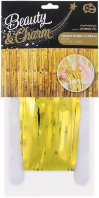 Kurtyna dekoracyjna złota 90x240cm