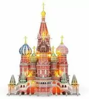 Puzzle 3D. Katedra Świętego Bazyla LED