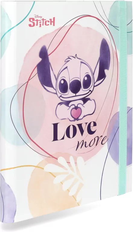 Teczka A4 przestrzenna z gumką Disney Fashion Stitch wzór 2 - tantis.pl