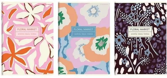 Zeszyt A4/60K kratka Floradelic  TOP2000 - tantis.pl