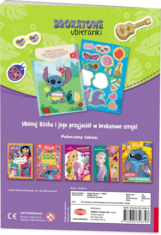 Stich. Brokatowe Ubieranki - tantis.pl