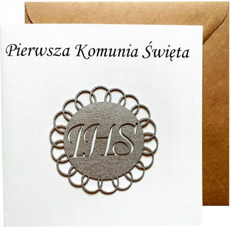 Kartka Pierwsza Komunia Święta - tantis.pl