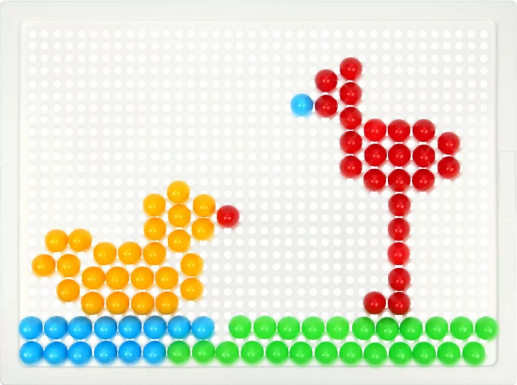 Mozaika kolorowa 100 elementów - tantis.pl