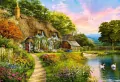 Puzzle 1500 Wiejski domek - tantis.pl